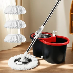 360° Spin Mop Bucket Set with Wringer
