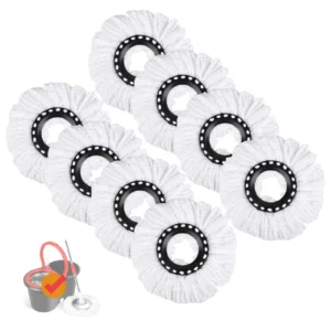 Microfiber Spin Mop Replacement Heads 4/8 Pack